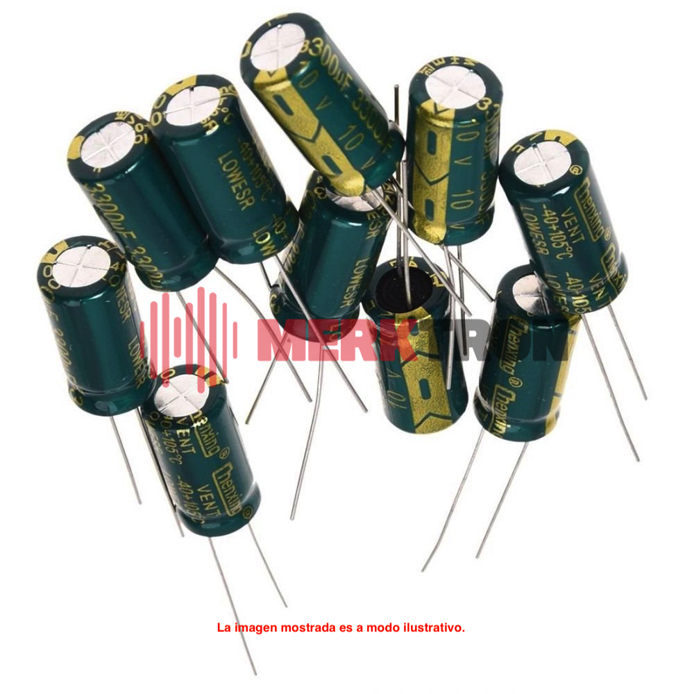 CERL-100MF-160V  CONDENSADOR ELECTROLITICO RADIAL 100uF-160V 105º