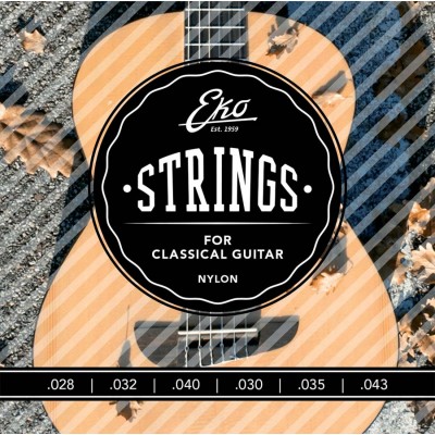 CL2843M  JUEGO CUERDAS GUITARRA CLASICA EKO