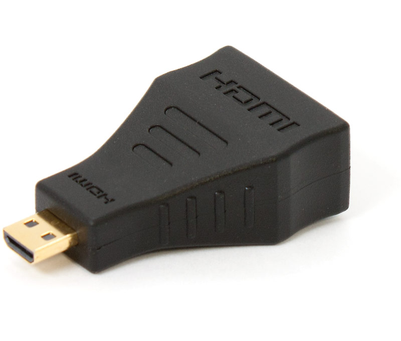 CON170N  ADAPTADOR MICRO-HMDI M > HDMI H NEGRO