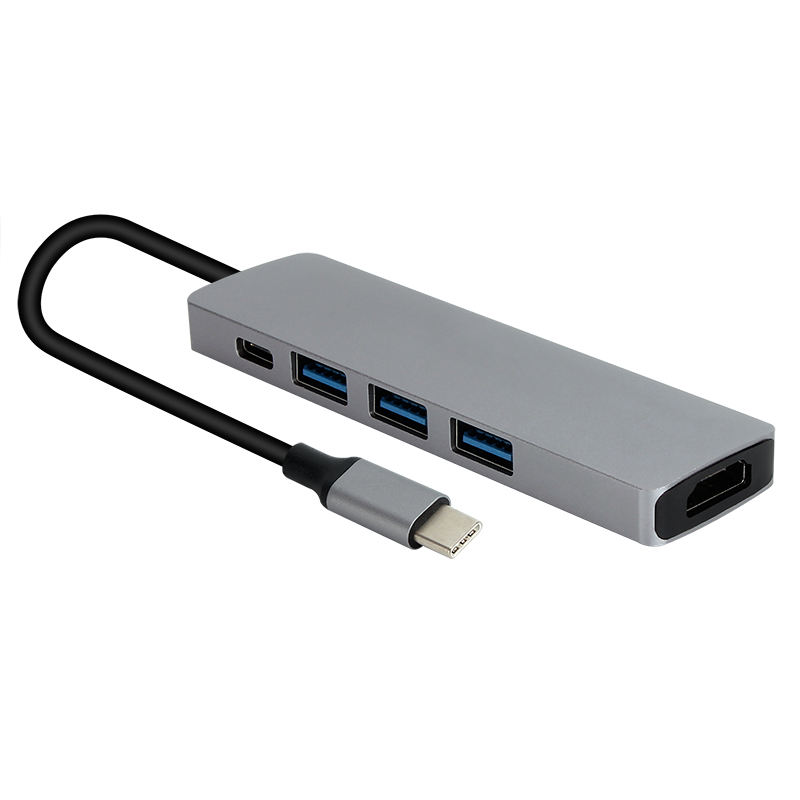 CU4283  ADAPTADOR USB-C A HDMI H + 3xUSB 3.0