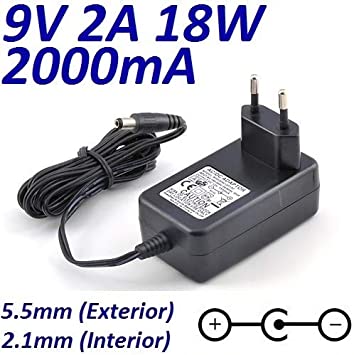 DC9V2A  ALIMENTADOR 9V 2A PARA PEDALES