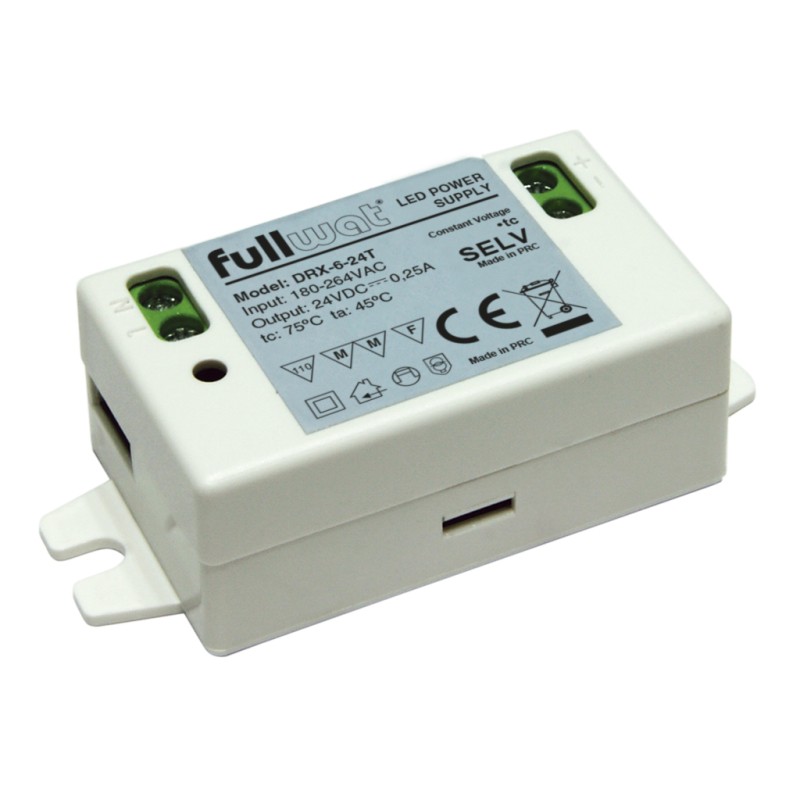 DRX-6-24T  FUENTE 24V 0,25A 6W TIPO BALASTRO