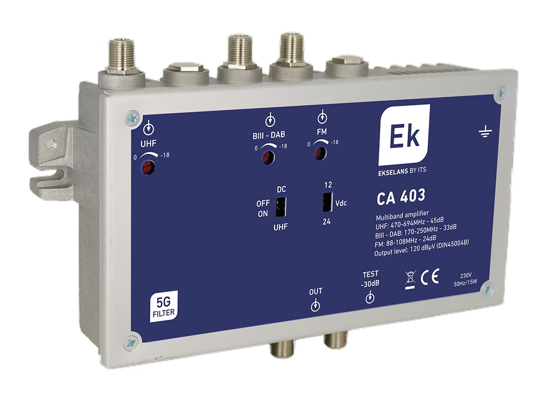 EK-CA403  CENTRAL ALTA POTENCIA FM/BIII-DAB/UHF