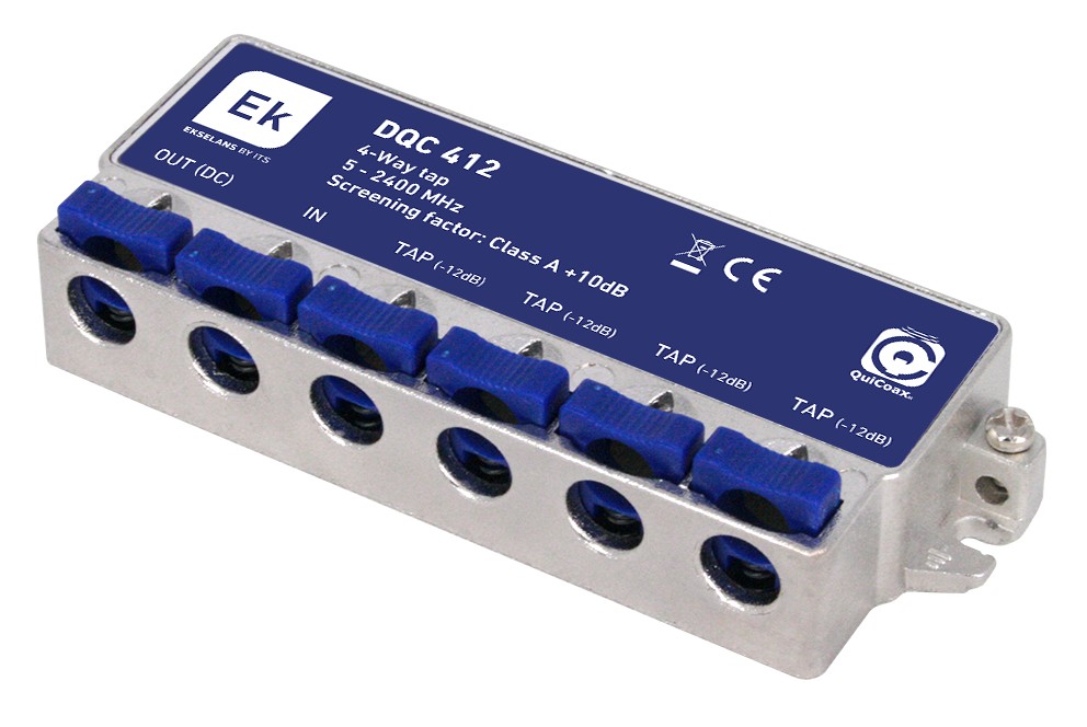 EK-DQC412  DERIVADOR 4 SALIDAS 12dB EK