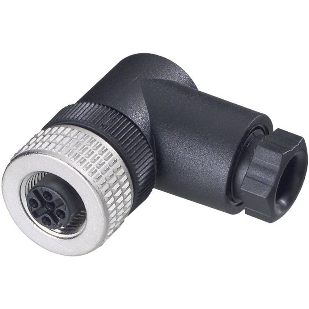 ELWIKA4012PG7  CONECTOR 4PIN HEMBRA M12 90º AEREO