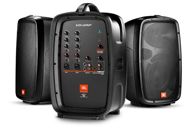 EON206P  EQUIPO PORTABLE 160W CON MESA JBL