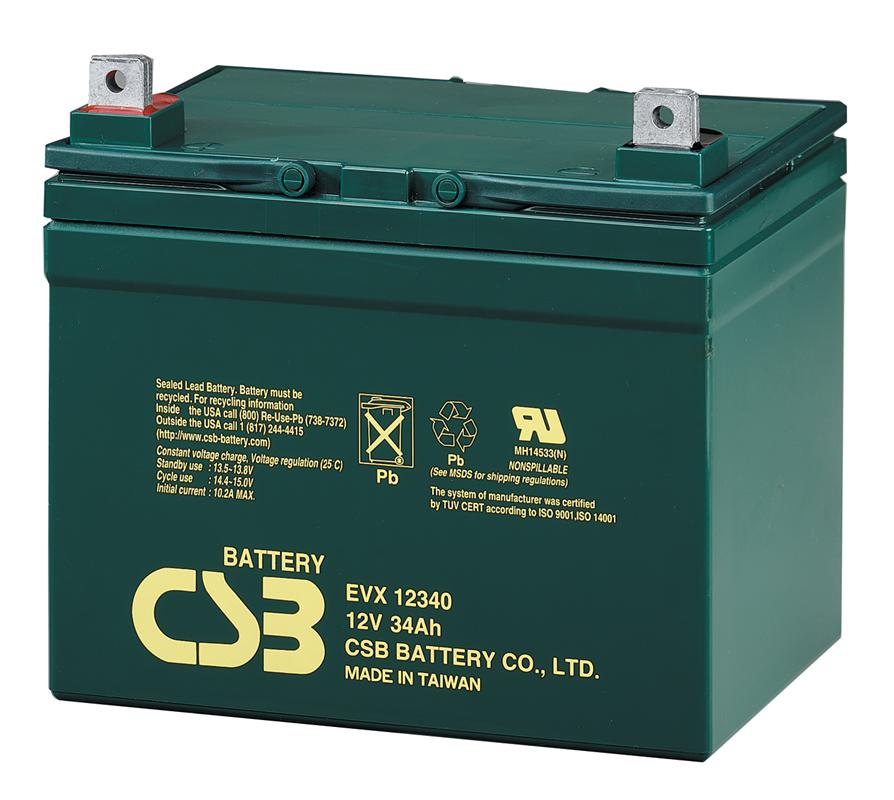 EVX12340  BATERIA CICLICA 12V 34AH CSB