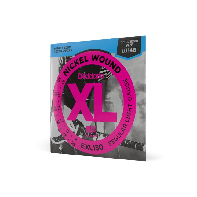 EXL150  JUEGO 12 CUERDAS ELECTRICA D'ADDARIO