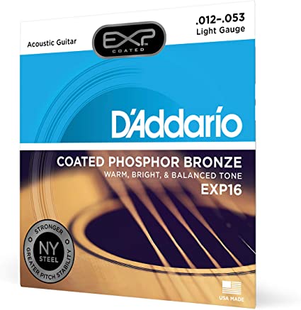 EXP16  JUEGO CUERDAS ACUSTICA 12-53  D'ADDARIO