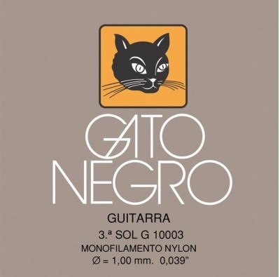 GATO/3  CUERDA 3º CLASICA GATO NEGRO