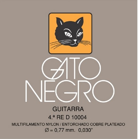 GATO/4  CUERDA 4ª CLASICA GATO NEGRO