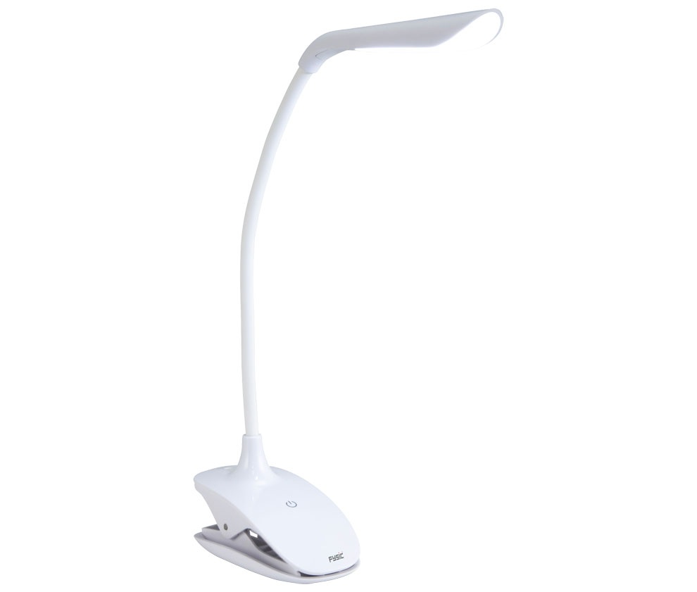 HOG063  LAMPARA LED RECARGABLE SOBREMESA Y PINZA