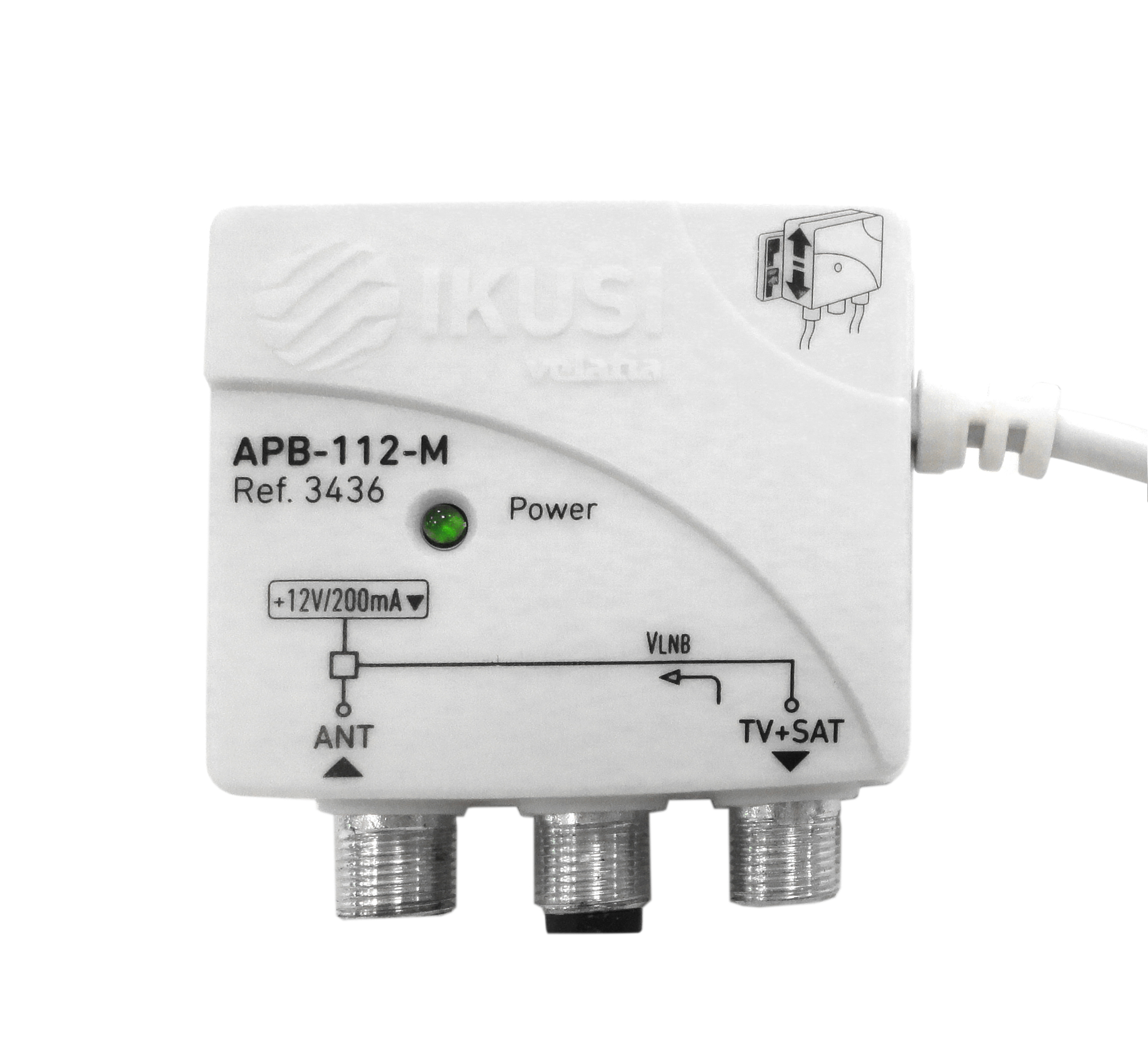 IK-3436  FUENTE ALIMENTACION 12V 2 SALIDAS IKUSI