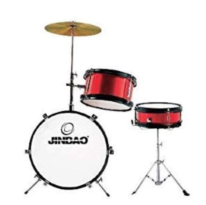 JBJ1044R  BATERIA INFANTIL ROJA JIMBAO