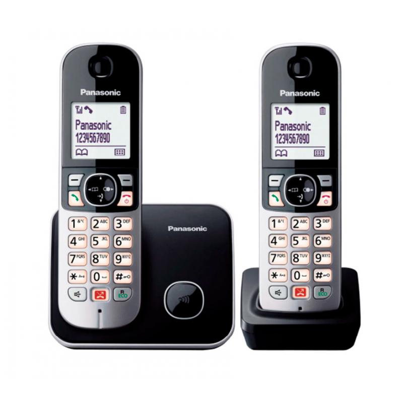 KX-TG6852  TELEFONO INALAMBRICO DUO NEGRO PANASONIC