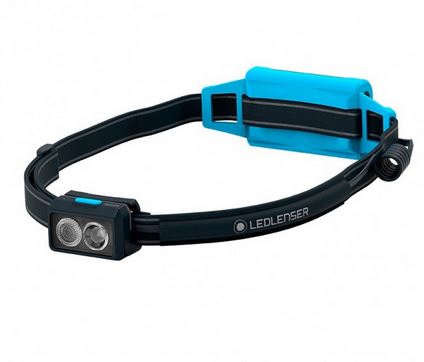 L-502716  LINTERNA FRONTAL LED LENSER NEO5R NEGRO/AZUL 600lm