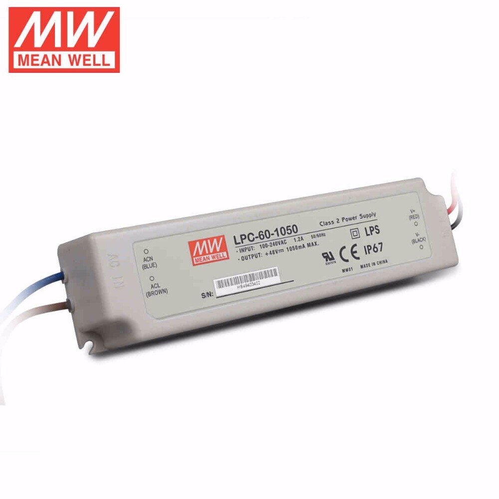 LPC-60-1050  DRIVER 9>48VDC 50W MW