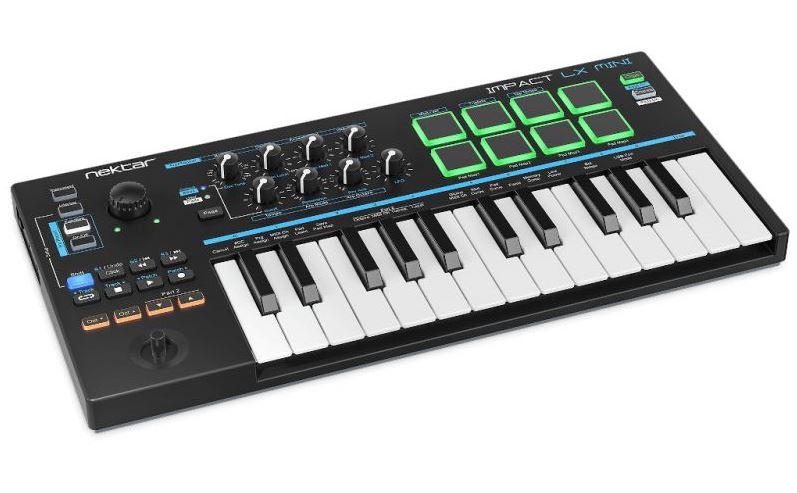 LX MINI  TECLADO CONTROLADOR MIDI-USB NETKAR