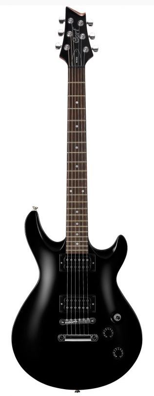 M200BK  GUITARRA ELECTRICA NEGRA CORT