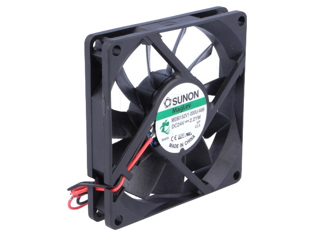 ME80152V1-000U-A99  VENTILADOR 12V 80x80x25mm RODAMIENTO BOLAS