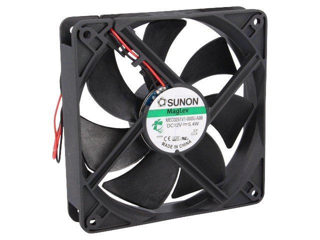 MEC0251V1-000U-A99  VENTILADOR 120x120x25mm 12VDC