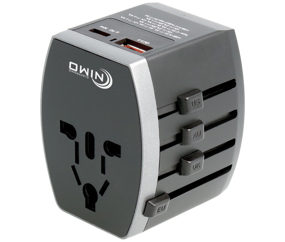 MEL078  ADAPTADOR CONECTOR RED UNIVERSAL + USB A + USB-C