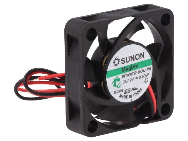 MF40101V2-1000U-A99  VENTILADOR 12VDC 40x40x10mm SUNON