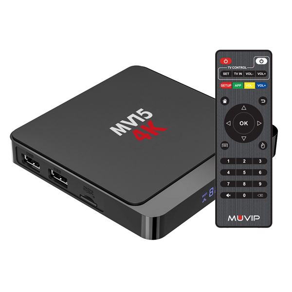 MUVIP  ANDROID TV 4K QUAD CORE 2gB RAM