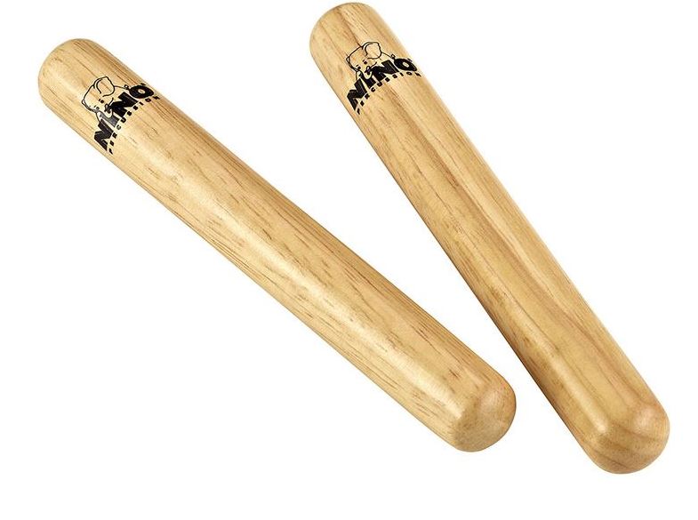 NINO574  CLAVES MADERA PERCUSION