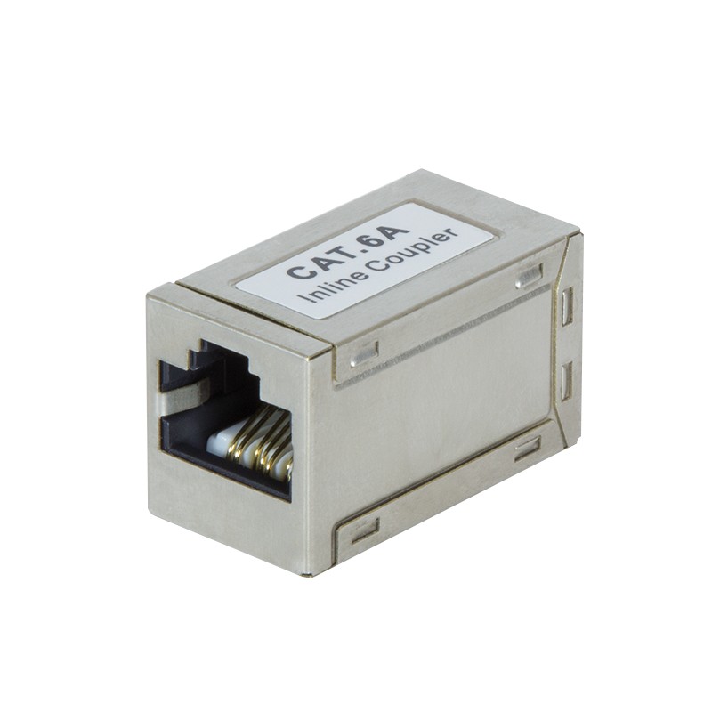 NP0025  ADAPTADOR HEMBRA/HEMBRA RJ45 CAT6A BLINDADO