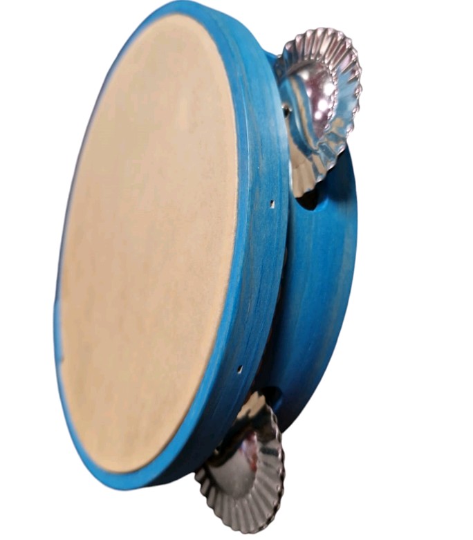 P-4C/4  PANDERETA 4 PARES COLOR