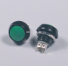 PA1210V  PULSADOR 12mm. IP67 VERDE