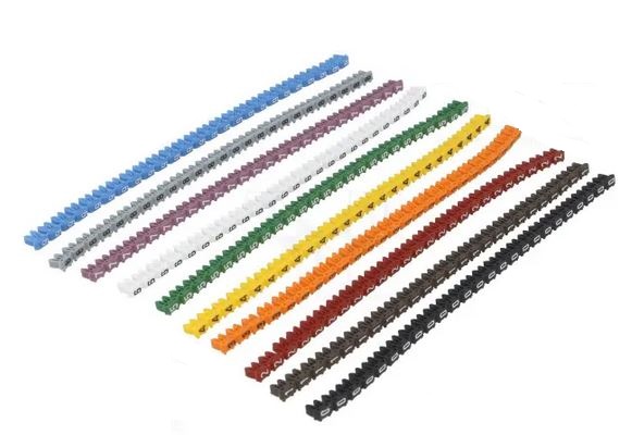 PCC-00-0-9  MARCADORES PARA CABLES 0,5-2mm COLORES