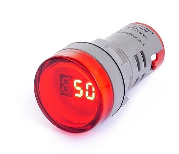 PF22/R  FRECUENCIMETRO DIGITAL 0 a 99Hz IP67 ROJO