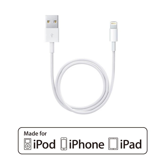 PHCABLELIGHTNINGB  CABLE LIGHTNING 1mts iPHONE BLANCO