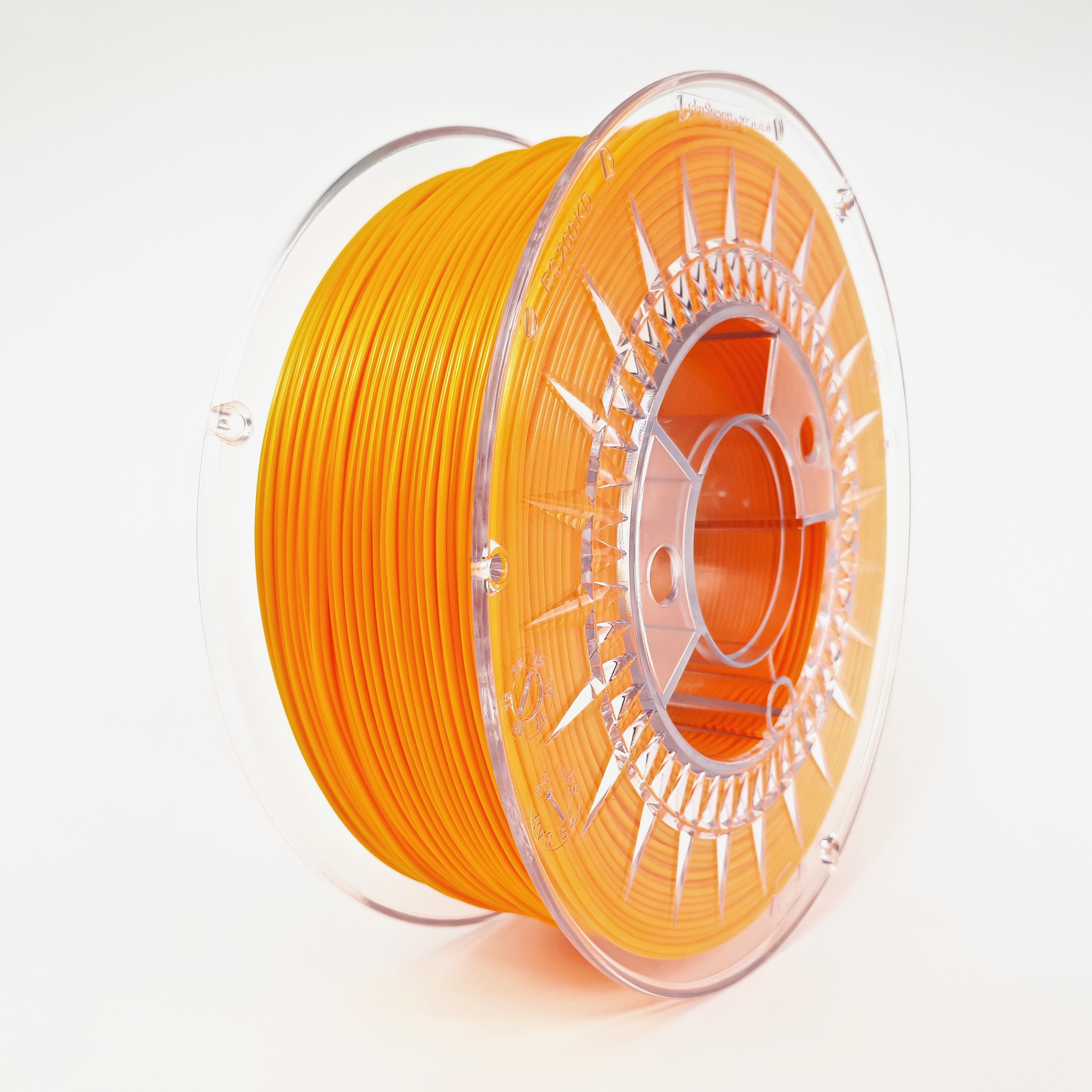 PLA-1.75-NB  FILAMENTO PLA 1,75mm NARANJA BRILLANTE 1kg DEVIL