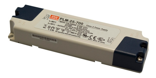 PLM-25-700  DRIVER LED 21-36VDC 700mA MW