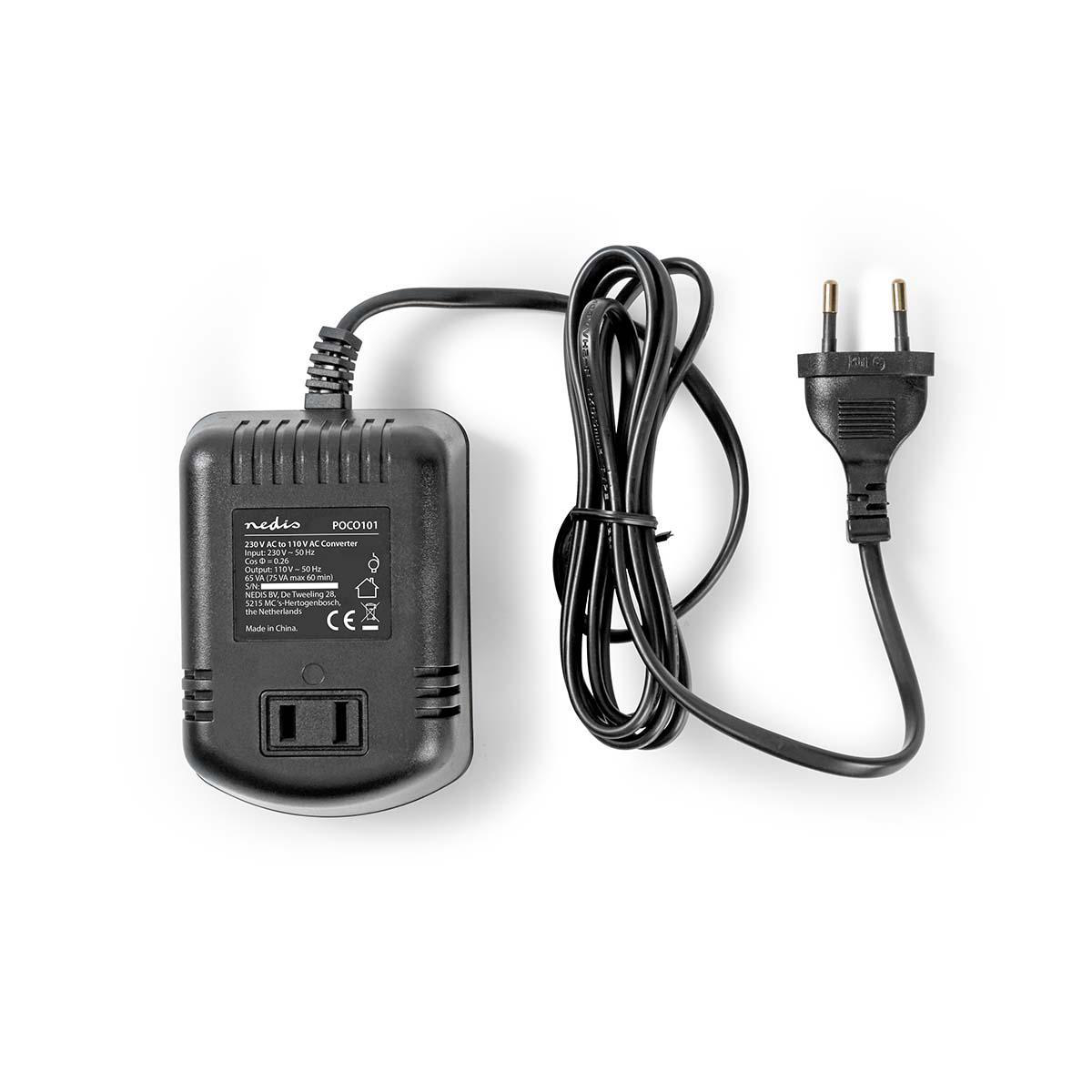 POCO101  TRANSFORMADOR 220V>110V 75W