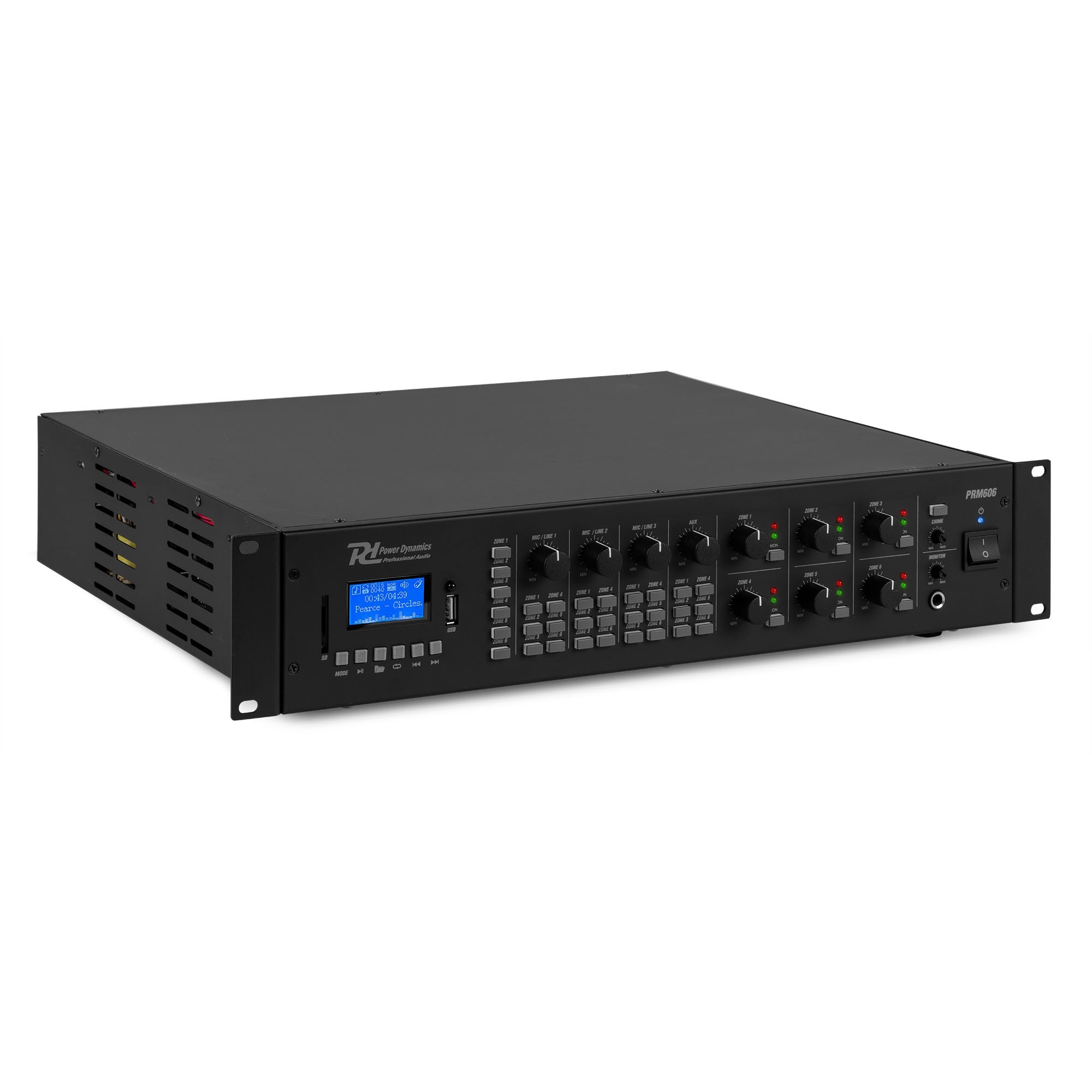 PRM606  AMPLIFICADOR MATRIX 6 ZONAS 6x60W 100V