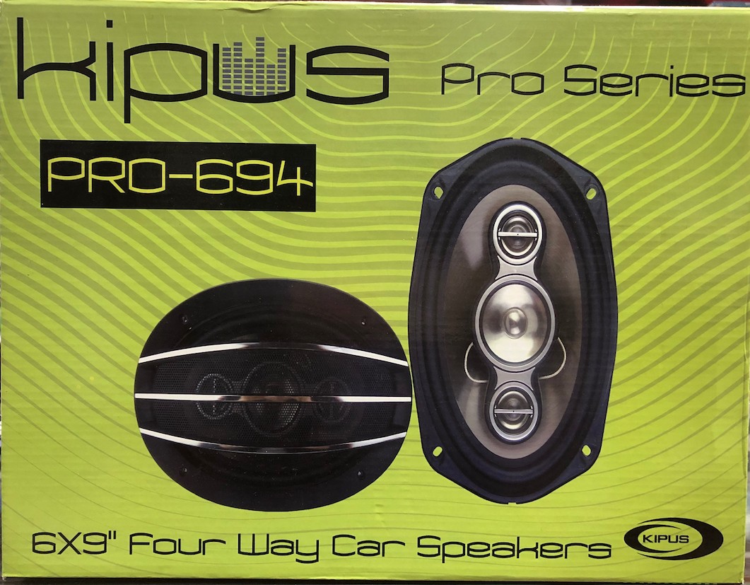 PRO694  ALTAVOCES 6X9" 4 VIAS KIPUS SERIE PRO (Pareja)