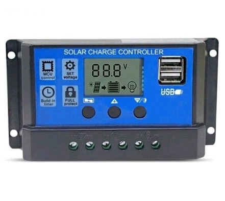 PWM  REGULADOR CARGA SOLAR 30A 12-24VDC