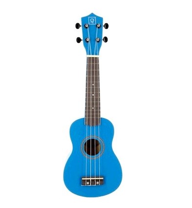 QUK-1BL  UKELELE SOPRANO AZUL OQAN