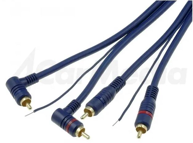 RCA-HQ2.500.2  CABLE RCA 5 METROS + REMOTE