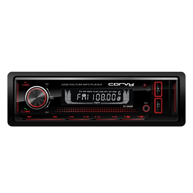 RT366BT  RADIO MP3, USB, SD, BLUETOOTH + CARGA