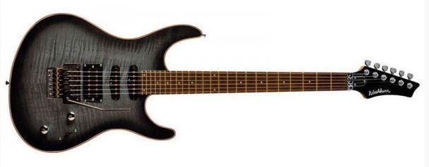 RX25F  GUITARRA ELECTRICA NEGRA SUNBURST WASHBURN