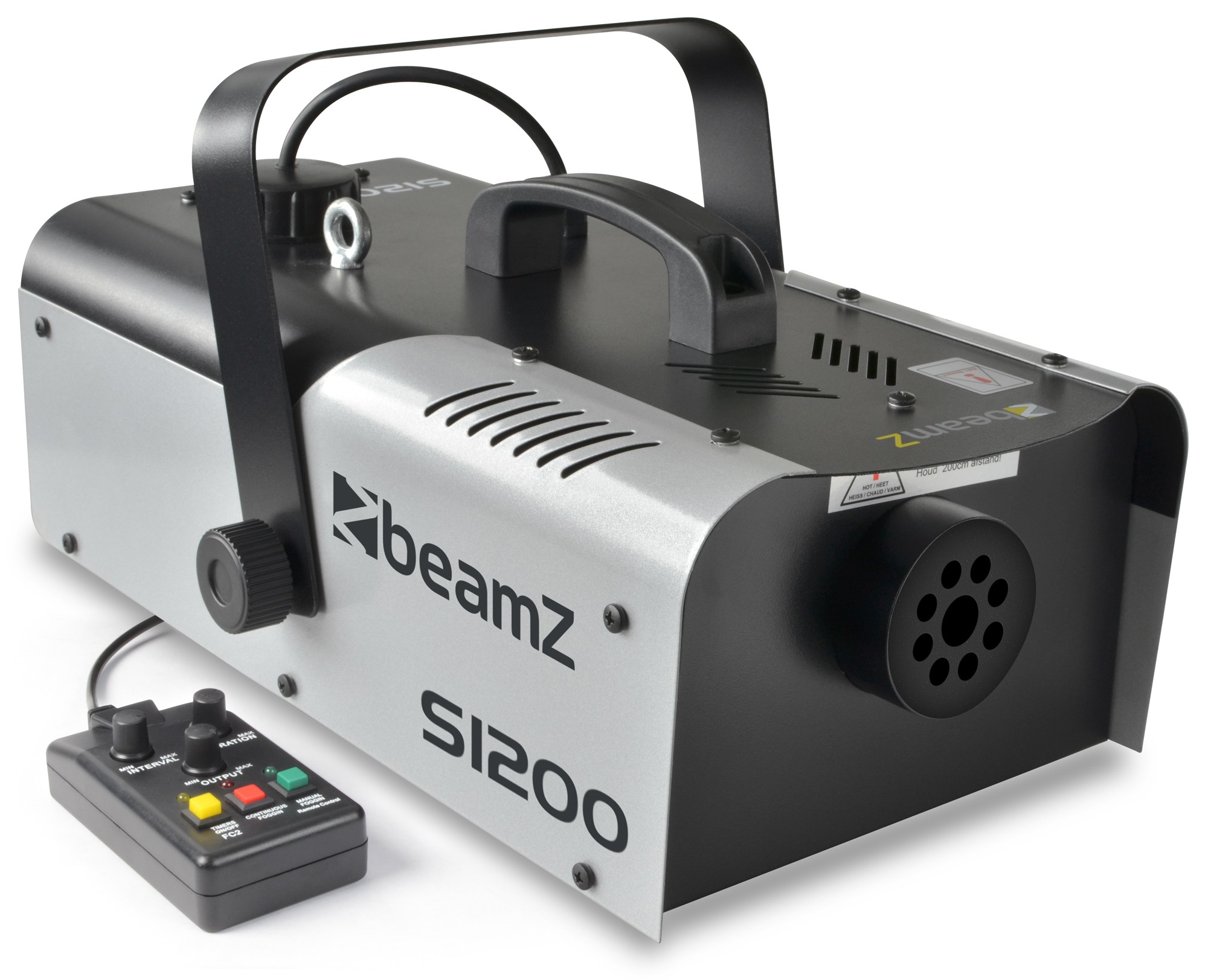 S1200MK2  MAQUINA DE HUMO 1200W CON MANDO