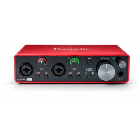 SCARLETT2I2  TARJETA SONIDO USB 2.0 FOCUSRITE 3rd Gen