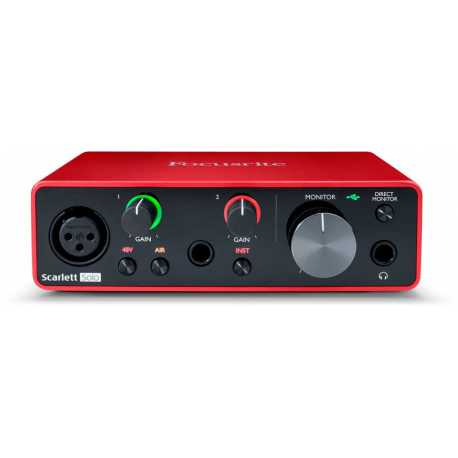 SCARLETTSOLO  TARJETA SONIDO USB 2.0 FOCUSRITE 3rd Gen