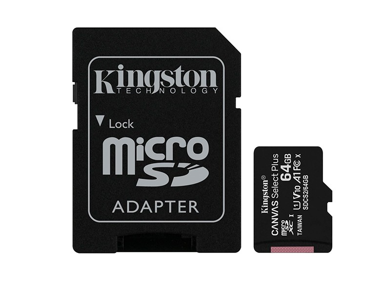 SDC4/64GB/CLASS10  TARJETA MICRO SD 64 GB CLASS 10