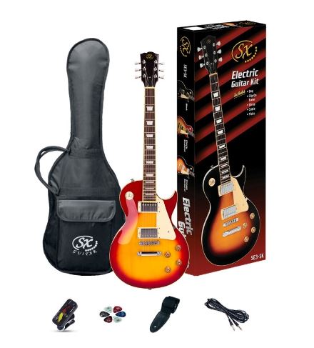 SE3SKVS  GUITARRA ELECTRICA PACK CHERRY SUNBURST SX